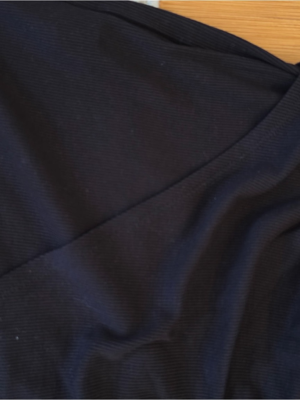 LNA Black Ruched Mini Skirt - Picture 4 of 4